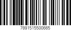 Código de barras (EAN, GTIN, SKU, ISBN): '7891515500665'