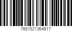 Código de barras (EAN, GTIN, SKU, ISBN): '7891521364817'