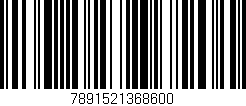 Código de barras (EAN, GTIN, SKU, ISBN): '7891521368600'