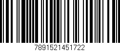 Código de barras (EAN, GTIN, SKU, ISBN): '7891521451722'