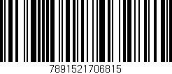 Código de barras (EAN, GTIN, SKU, ISBN): '7891521706815'
