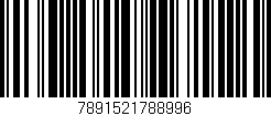 Código de barras (EAN, GTIN, SKU, ISBN): '7891521788996'