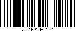 Código de barras (EAN, GTIN, SKU, ISBN): '7891522050177'