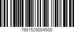 Código de barras (EAN, GTIN, SKU, ISBN): '7891529004500'
