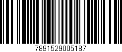 Código de barras (EAN, GTIN, SKU, ISBN): '7891529005187'
