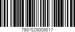 Código de barras (EAN, GTIN, SKU, ISBN): '7891529009017'