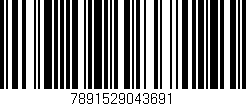 Código de barras (EAN, GTIN, SKU, ISBN): '7891529043691'
