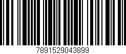 Código de barras (EAN, GTIN, SKU, ISBN): '7891529043899'