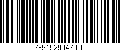 Código de barras (EAN, GTIN, SKU, ISBN): '7891529047026'