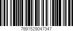 Código de barras (EAN, GTIN, SKU, ISBN): '7891529047347'