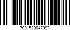 Código de barras (EAN, GTIN, SKU, ISBN): '7891529047897'
