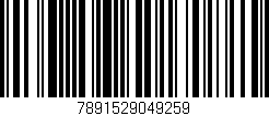 Código de barras (EAN, GTIN, SKU, ISBN): '7891529049259'