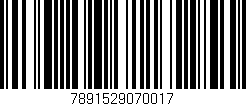 Código de barras (EAN, GTIN, SKU, ISBN): '7891529070017'