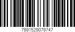 Código de barras (EAN, GTIN, SKU, ISBN): '7891529078747'