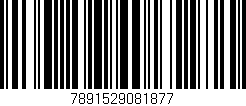 Código de barras (EAN, GTIN, SKU, ISBN): '7891529081877'