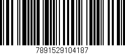 Código de barras (EAN, GTIN, SKU, ISBN): '7891529104187'
