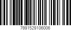 Código de barras (EAN, GTIN, SKU, ISBN): '7891529106006'