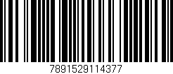 Código de barras (EAN, GTIN, SKU, ISBN): '7891529114377'