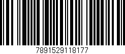 Código de barras (EAN, GTIN, SKU, ISBN): '7891529118177'