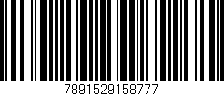 Código de barras (EAN, GTIN, SKU, ISBN): '7891529158777'