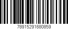 Código de barras (EAN, GTIN, SKU, ISBN): '78915291680859'