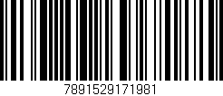 Código de barras (EAN, GTIN, SKU, ISBN): '7891529171981'
