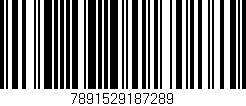 Código de barras (EAN, GTIN, SKU, ISBN): '7891529187289'