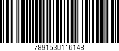 Código de barras (EAN, GTIN, SKU, ISBN): '7891530116148'