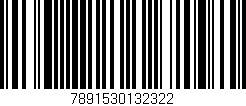 Código de barras (EAN, GTIN, SKU, ISBN): '7891530132322'