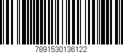 Código de barras (EAN, GTIN, SKU, ISBN): '7891530136122'