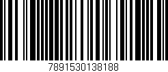 Código de barras (EAN, GTIN, SKU, ISBN): '7891530138188'