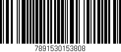 Código de barras (EAN, GTIN, SKU, ISBN): '7891530153808'