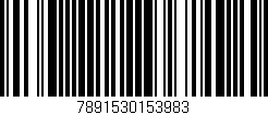 Código de barras (EAN, GTIN, SKU, ISBN): '7891530153983'