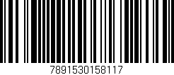 Código de barras (EAN, GTIN, SKU, ISBN): '7891530158117'