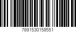 Código de barras (EAN, GTIN, SKU, ISBN): '7891530158551'