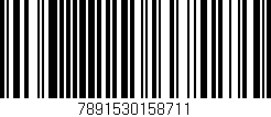 Código de barras (EAN, GTIN, SKU, ISBN): '7891530158711'