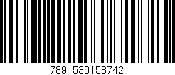 Código de barras (EAN, GTIN, SKU, ISBN): '7891530158742'