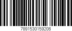 Código de barras (EAN, GTIN, SKU, ISBN): '7891530159206'
