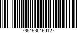 Código de barras (EAN, GTIN, SKU, ISBN): '7891530160127'