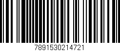 Código de barras (EAN, GTIN, SKU, ISBN): '7891530214721'
