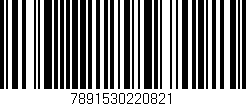 Código de barras (EAN, GTIN, SKU, ISBN): '7891530220821'