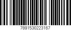 Código de barras (EAN, GTIN, SKU, ISBN): '7891530223167'