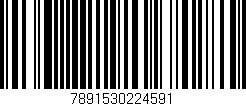 Código de barras (EAN, GTIN, SKU, ISBN): '7891530224591'
