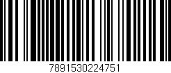 Código de barras (EAN, GTIN, SKU, ISBN): '7891530224751'