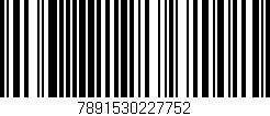 Código de barras (EAN, GTIN, SKU, ISBN): '7891530227752'