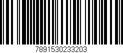 Código de barras (EAN, GTIN, SKU, ISBN): '7891530233203'