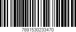 Código de barras (EAN, GTIN, SKU, ISBN): '7891530233470'