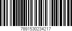 Código de barras (EAN, GTIN, SKU, ISBN): '7891530234217'