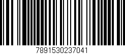 Código de barras (EAN, GTIN, SKU, ISBN): '7891530237041'