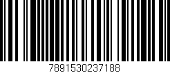 Código de barras (EAN, GTIN, SKU, ISBN): '7891530237188'